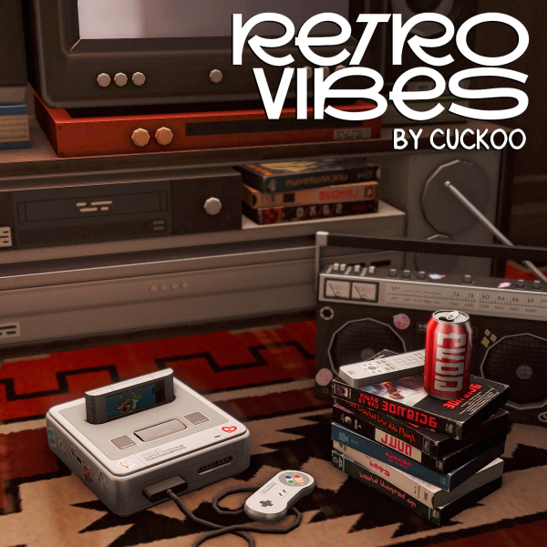 Maxis Match Retro vibes by simsfinds - The Sims 4 Custom Content