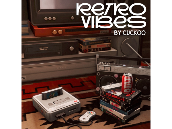 Maxis Match Retro vibes by cuckooshka - The Sims 4 Custom Content