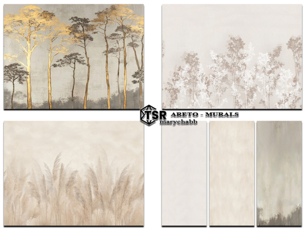 Mix Areto Murals - The Sims 4 Custom Content