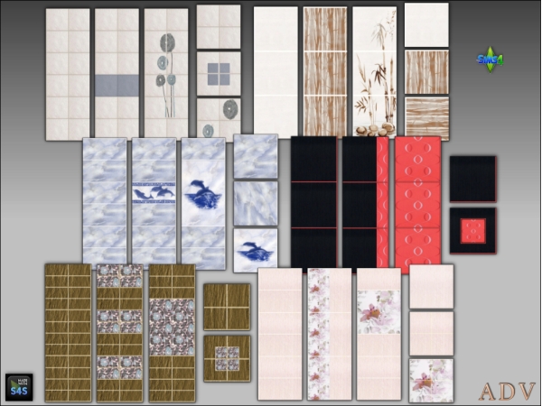 Maxis Match Bath tiles - The Sims 4 Custom Content