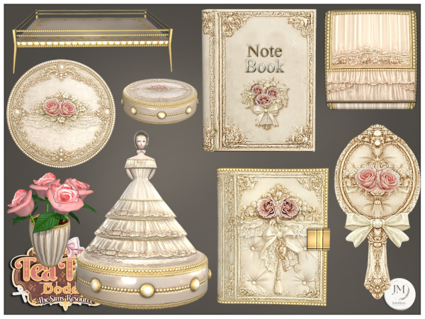 Alpha TeaTimeAtelier Doddy Set3 by jomsims - The Sims 4 Custom Content