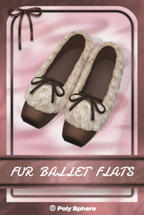 Maxis Match Fur Ballet Flats - The Sims 4 Custom Content