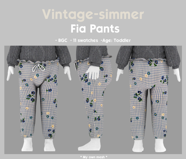 Alpha Fia Pants simmer by simsfinds - The Sims 4 Custom Content