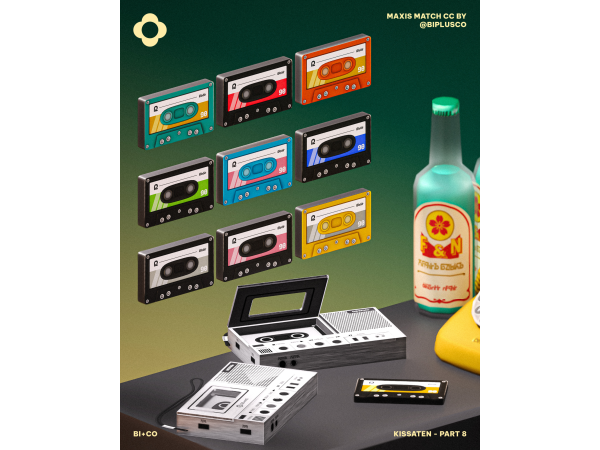 Maxis Match Kissaten Part 8 by BIplusCO - The Sims 4 Custom Content