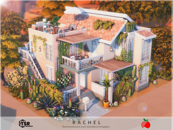 Maxis Match Rachel no by melapples - The Sims 4 Custom Content