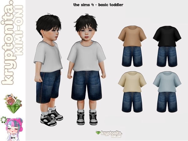 Maxis Match basic toddler by kryptonita - The Sims 4 Custom Content