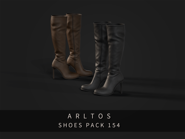 Alpha Shoes Pack 154 by simsfinds - The Sims 4 Custom Content