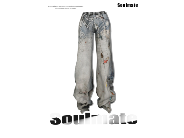 Alpha Soulmate_N66_pants - The Sims 4 Custom Content