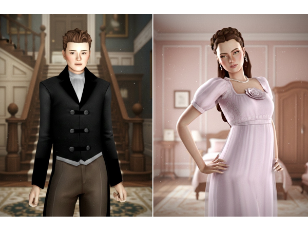 Maxis Match Bridgerton (Part 2) Sim Preview Files by ratinher - The Sims 4 Custom Content