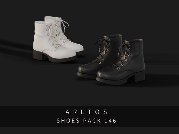 Alpha Shoes Pack 146 by Arltos - The Sims 4 Custom Content