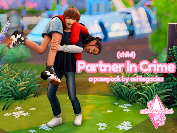 Mix Partner In Crime Posepack - The Sims 4 Custom Content