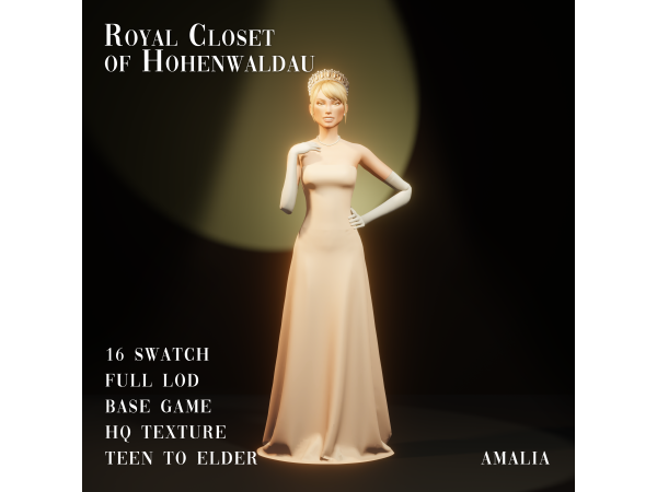 Mix ROYAL CLOSET OF HOHENWALDAU by simsregalia - The Sims 4 Custom Content