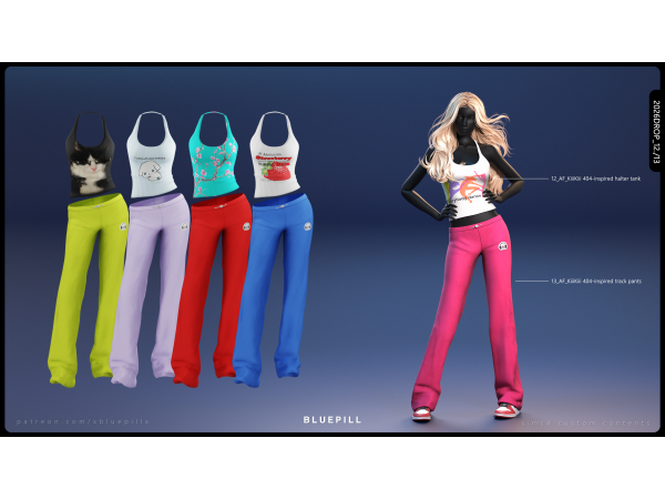Alpha 2026DROP_1213 AF KiiiKiii 404 inspired outfit by xbluepillx - The Sims 4 Custom Content
