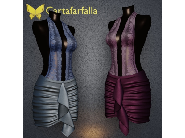 Alpha Cartafarfalla Noctavia - The Sims 4 Custom Content