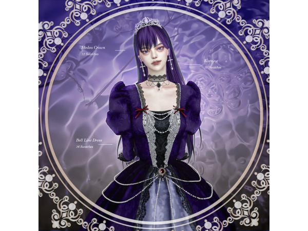 Alpha Medea Psyche Set by hellodino - The Sims 4 Custom Content