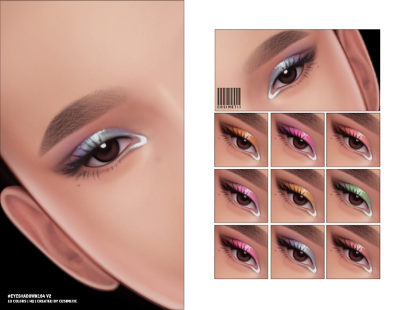 Maxis Match Eyeshadow by cosimetic - The Sims 4 Custom Content
