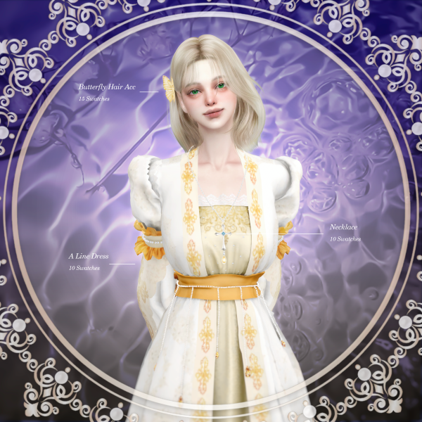 Alpha Medea Psyche Set by simsfinds - The Sims 4 Custom Content