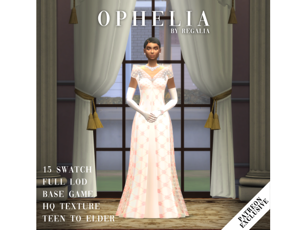 Maxis Match Ophelia by simsregalia - The Sims 4 Custom Content