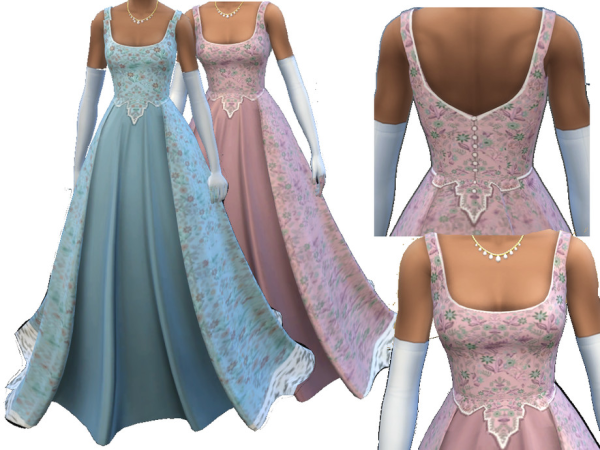 Maxis Match Regal Elegance Ball Gown by ayshala2 - The Sims 4 Custom Content
