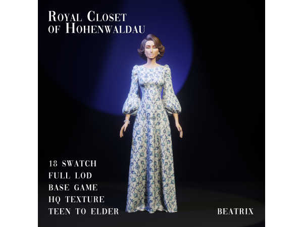 Mix ROYAL CLOSET OF HOHENWALDAU by simsregalia - The Sims 4 Custom Content