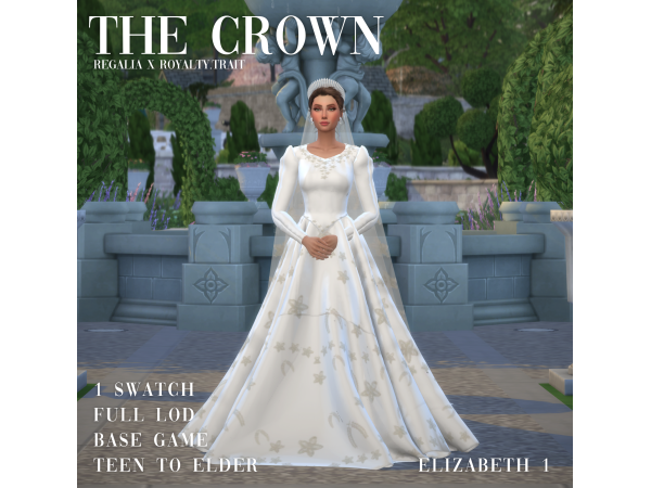 Maxis Match THE CROWN SET RegaliaXRoyaltyTrait - The Sims 4 Custom Content
