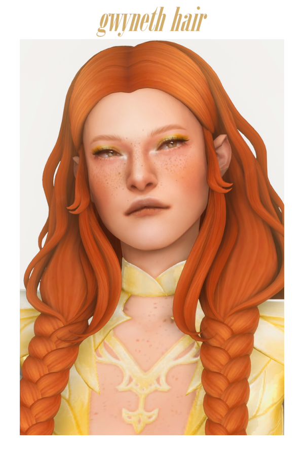 Maxis Match elegance hair by simsfinds - The Sims 4 Custom Content