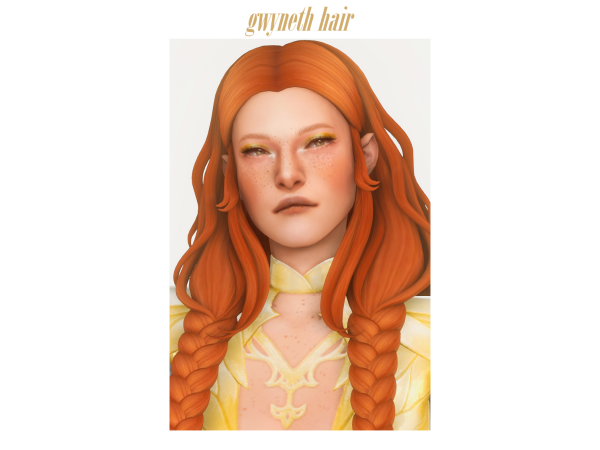 Maxis Match elegance hair by clumsyalien - The Sims 4 Custom Content