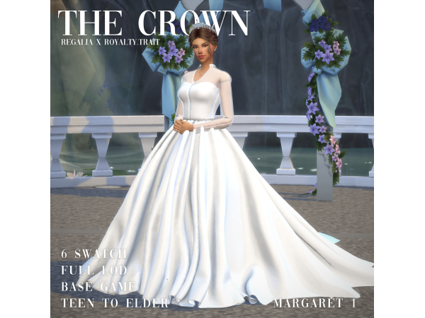 Maxis Match THE CROWN SET RegaliaXRoyaltyTrait - The Sims 4 Custom Content