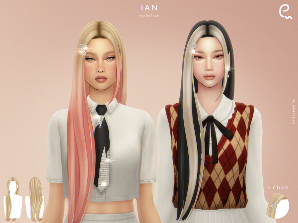 Maxis Match [EnriqueS4] Ian Hairstyle - The Sims 4 Custom Content