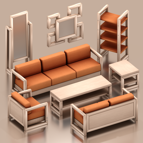 Mix 4w25 Perfect Perimeter Furniture Set by 4w25 - The Sims 4 Custom Content