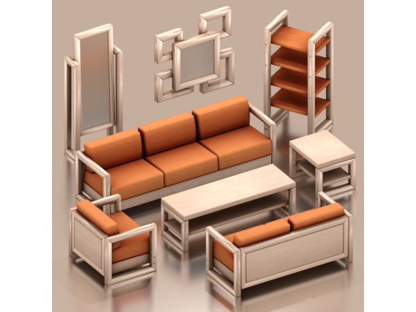4w25 - Perfect Perimeter Furniture Set