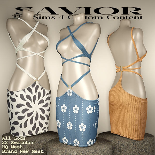 Alpha Svr_Monica Danik Outfit by saviorts4 - The Sims 4 Custom Content