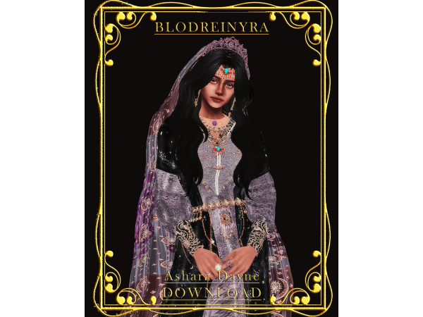 Mix Ashara Dayne (A Song of Ice and Fire) by blodreinyra - The Sims 4 Custom Content
