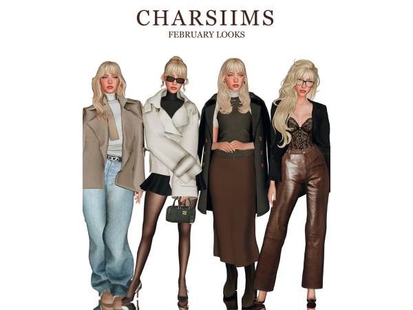 Mix weekly fits nobody asked for but here they are ❤︎ by CHARSIIMS - The Sims 4 custom content