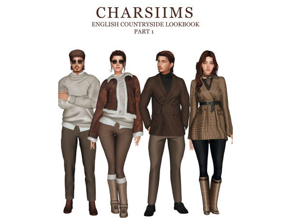 Maxis Match English Countryside Lookbook Part 1 by CHARSIIMS - The Sims 4 Custom Content