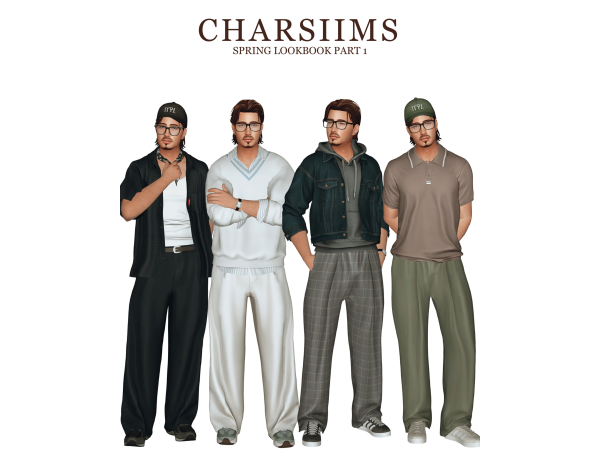 Mix Spring Lookbook Part 1 by CHARSIIMS - The Sims 4 Custom Content