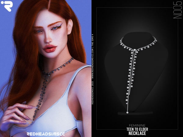 Alpha AF NECKLACE N005 - The Sims 4 Custom Content