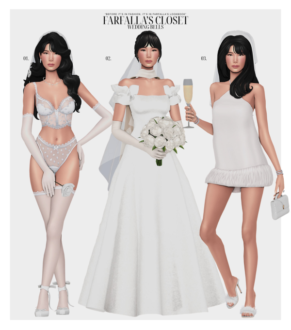 Mix WEDDING BELLS by simsfinds - The Sims 4 Custom Content