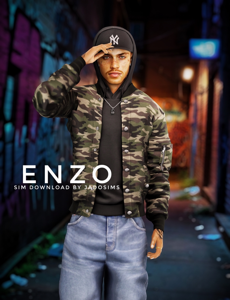 Alpha Enzo (Sim Download) by shopwithflynnn - The Sims 4 Custom Content
