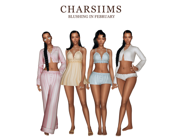 Mix Blushing in February by CHARSIIMS - The Sims 4 Custom Content