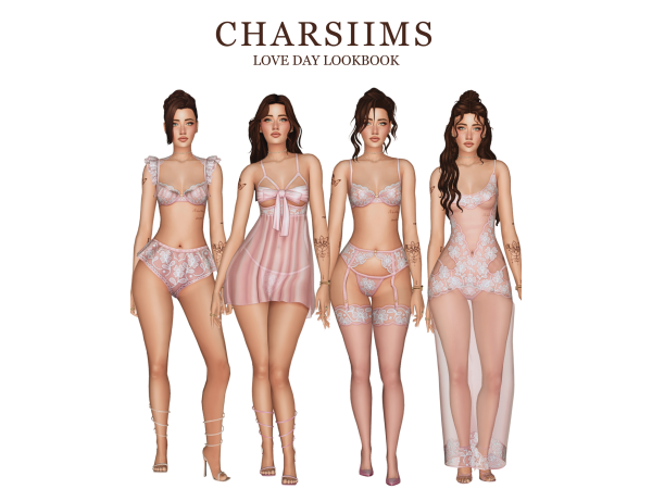 Maxis Match Valentines Day Lookbook by CHARSIIMS - The Sims 4 Custom Content