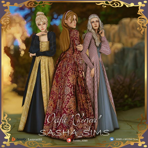 Mix Outfit Verseya sasha by simsfinds - The Sims 4 Custom Content