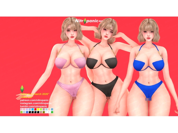 Sims 4 Nitropanic_Mika Set