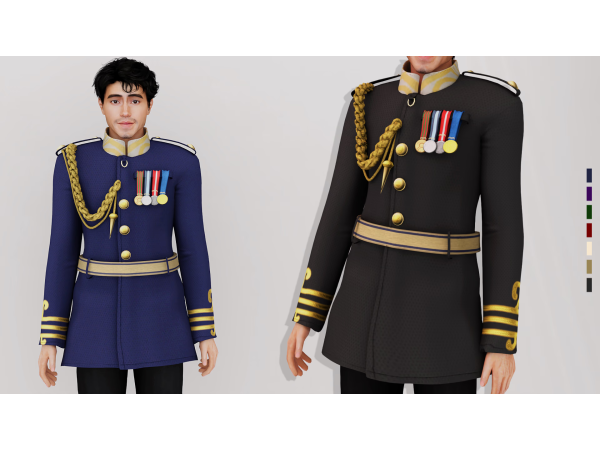 Alpha KINGS MEDAL JACKET - The Sims 4 Custom Content