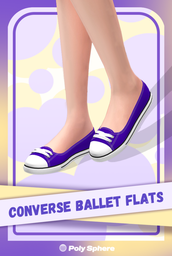 Mix Converse Ballet Flats - The Sims 4 Custom Content