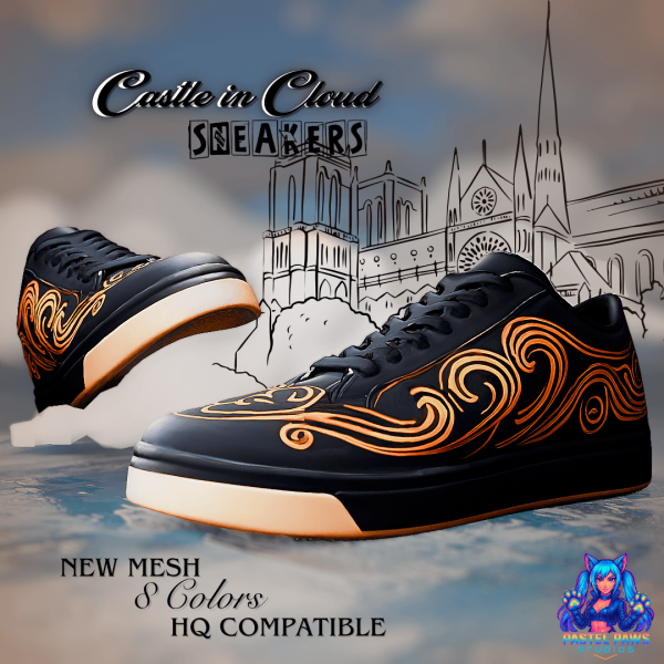 Alpha Castle in Cloud Sneakers by simsfinds - The Sims 4 Custom Content