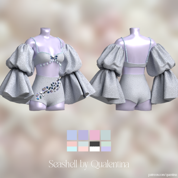 Alpha Seashell by simsfinds - The Sims 4 Custom Content