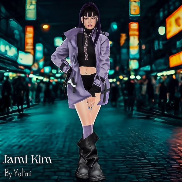 Alpha Jami Kim Street Style Female Sim for - The Sims 4 custom content