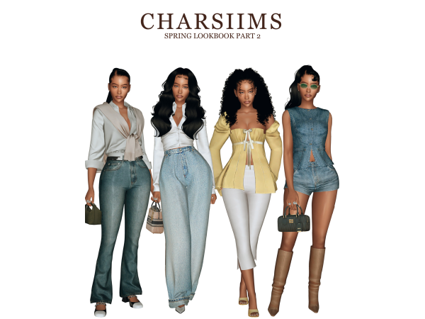 Alpha Spring Lookbook Part 2 by CHARSIIMS - The Sims 4 custom content