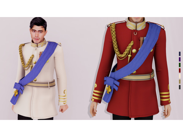Alpha KINGS RIBBAND JACKET - The Sims 4 Custom Content